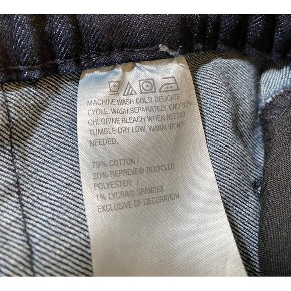 Susan Graver Women's Dark Blue Denim Bootcut Jeans Size 2 Tall - Picture 7 of 10